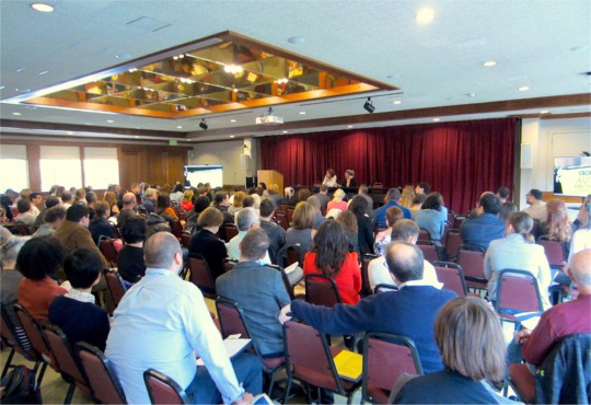 Main room at the conference